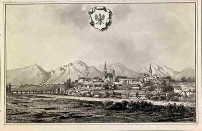 Kranj, with the Coat of Arms of Kranjska by Ladislav Benesch